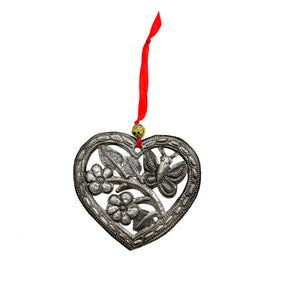 Butterfly Heart Ornament