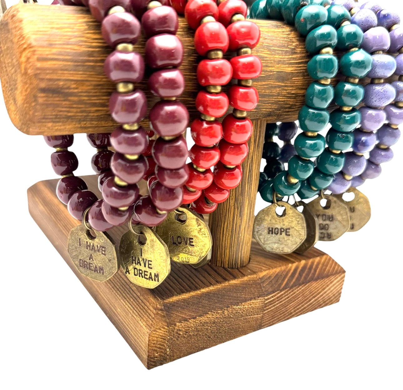 Gourde Coin Ceramic Bracelet