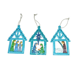 Grezil- Nativity Ornament Set