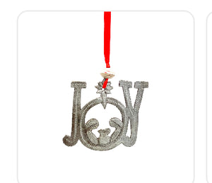 Joy Nativity Ornament