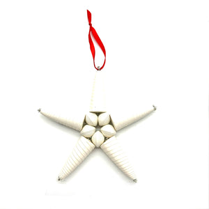 Jumbo Star Ornament- White