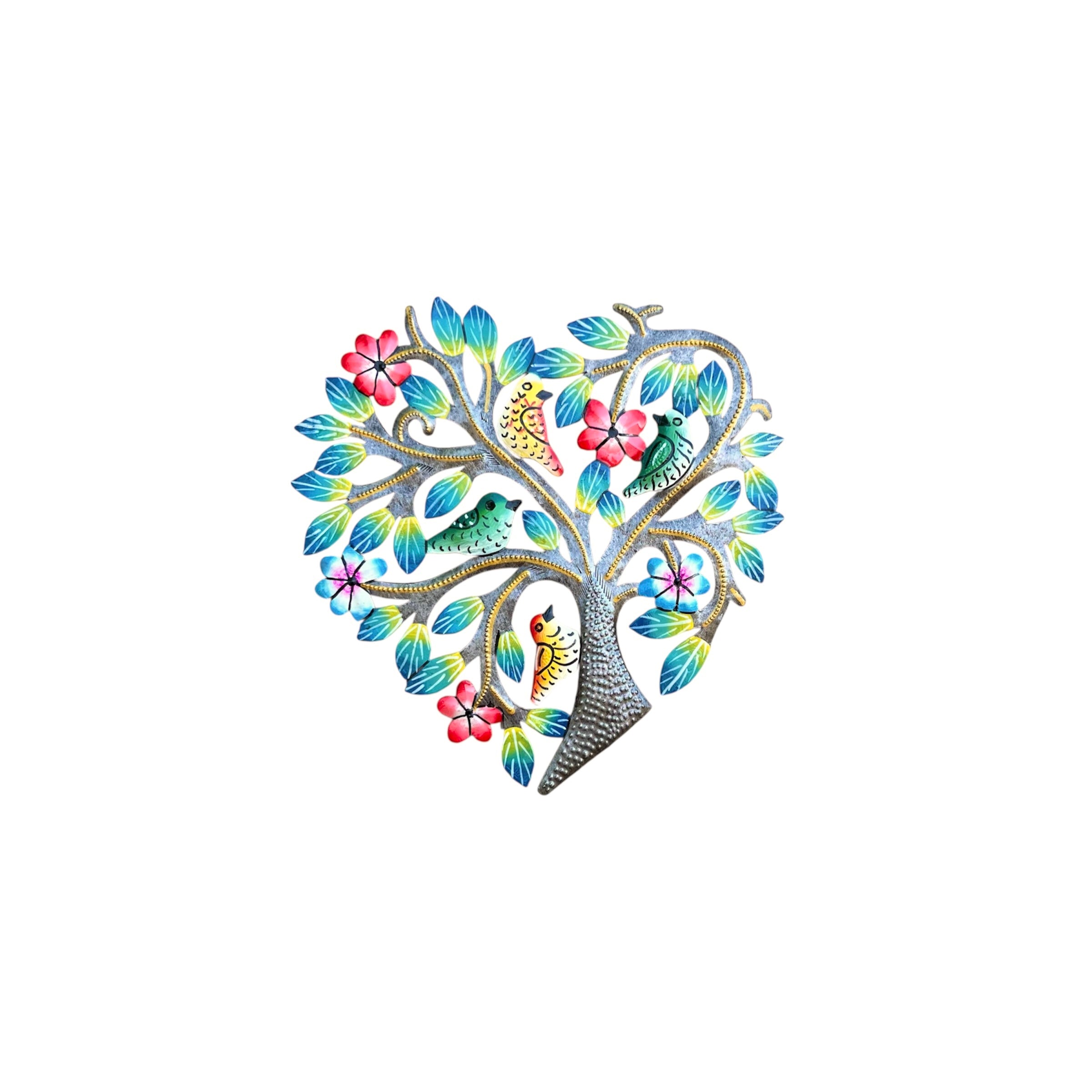 Grezil- Small Heart Tree & Birds #2