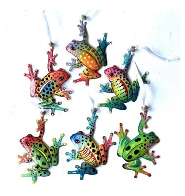 Frog Ornaments (Set of 6)