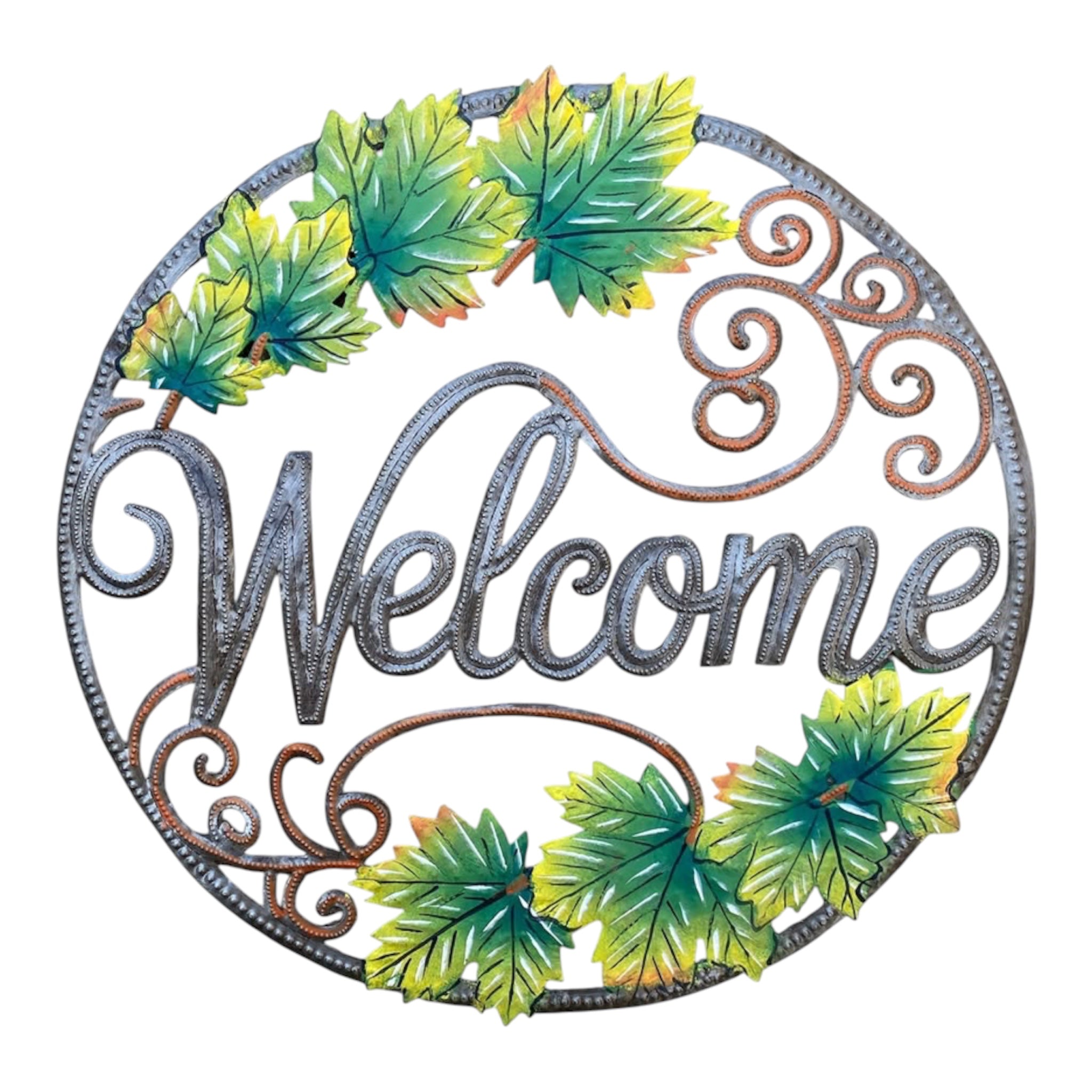 Roodlet- Large Simple & Color Circle Welcome