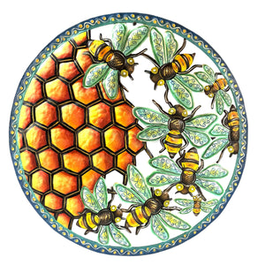 Mouscady- Bee and Honeycomb