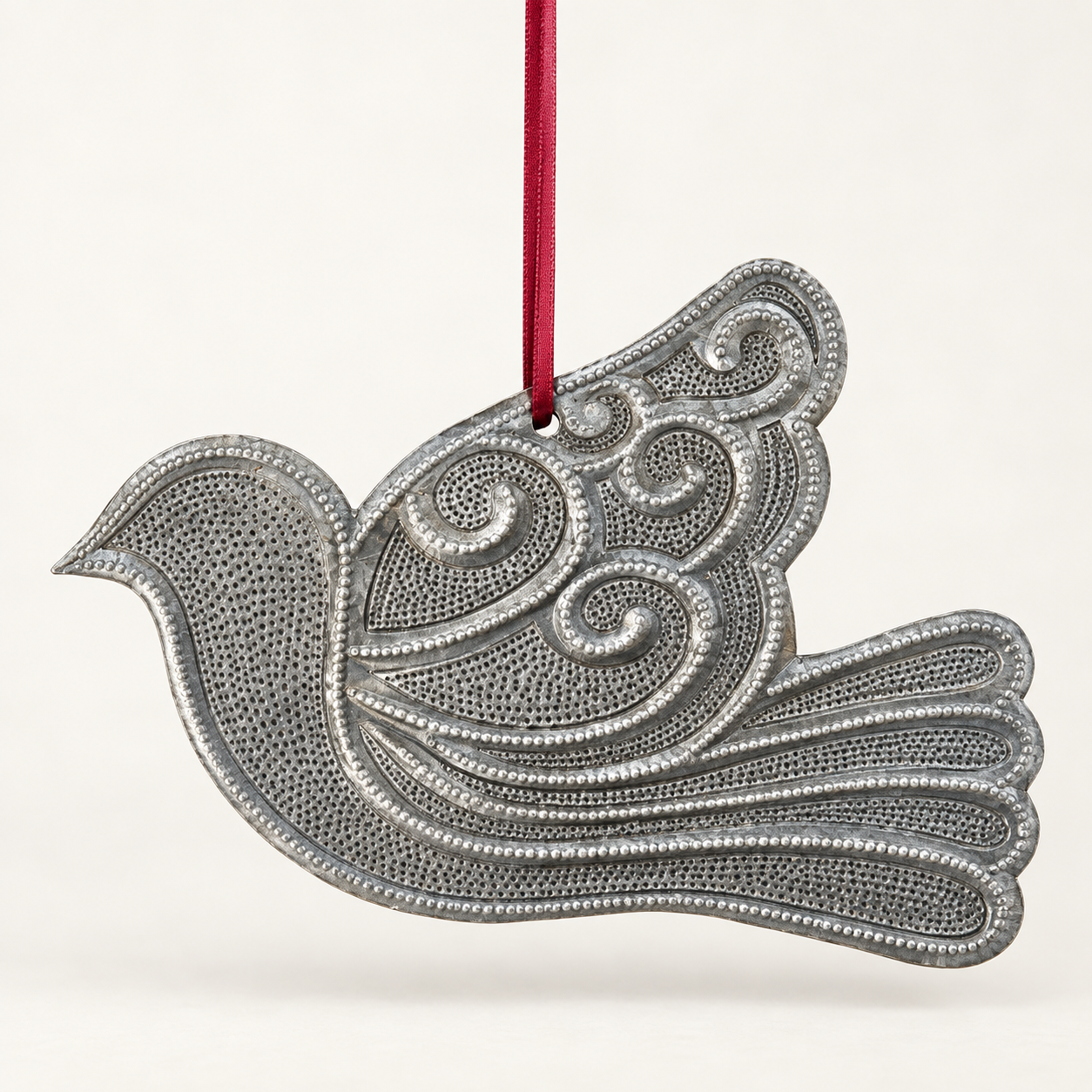 Omiscar- Steel Dove Ornament