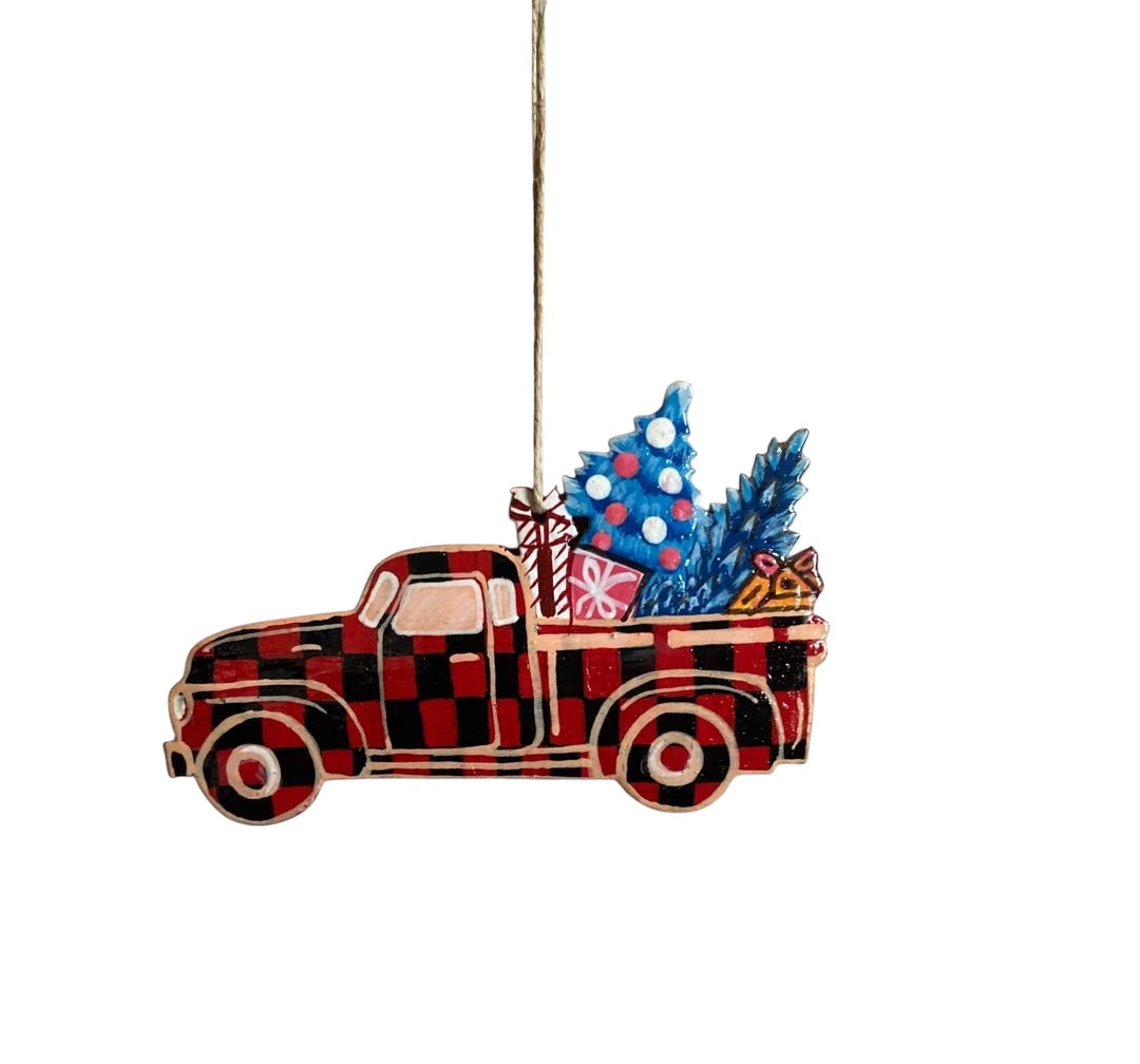 MJP Truck Ornament