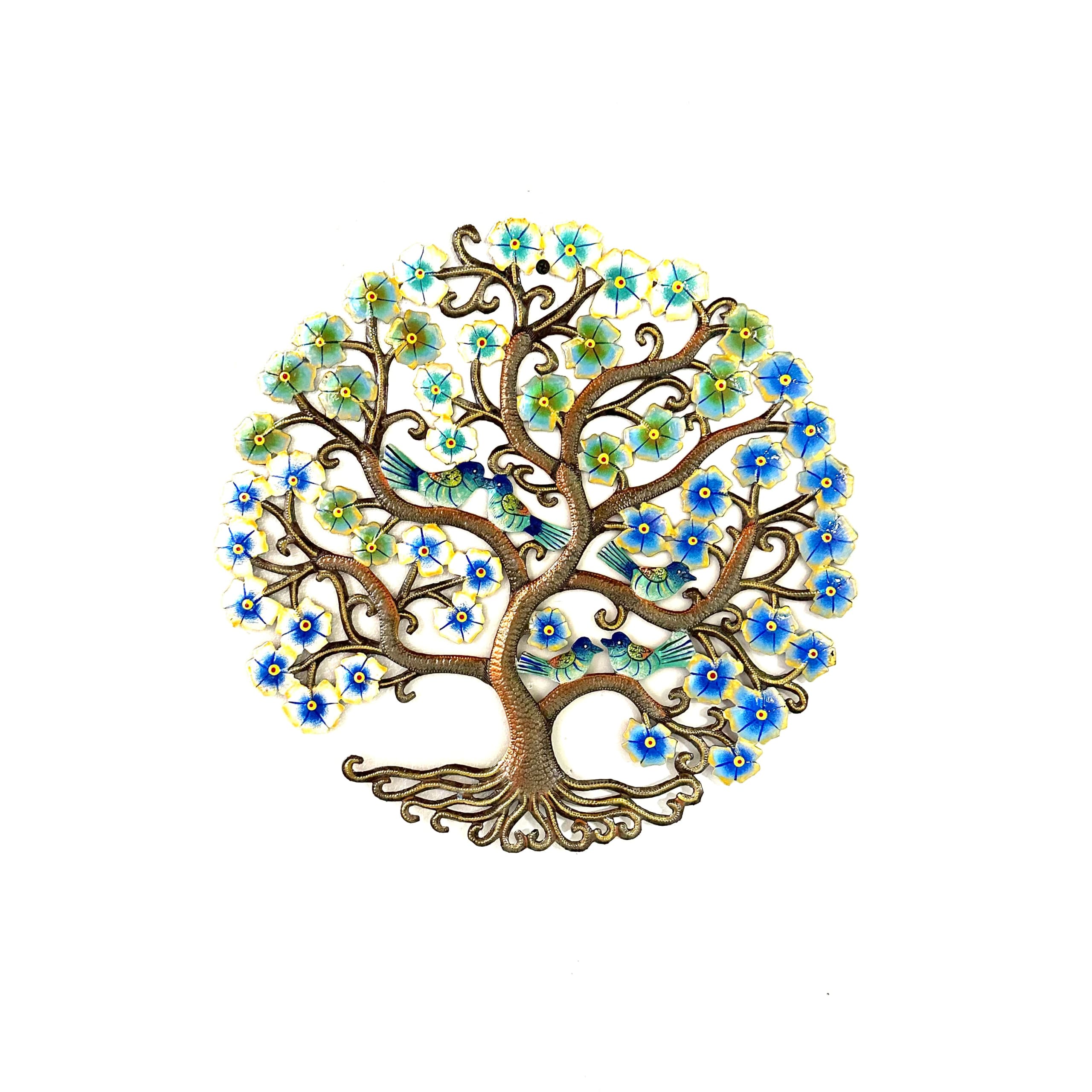 Medium Beautiful Blue Tree of Life
