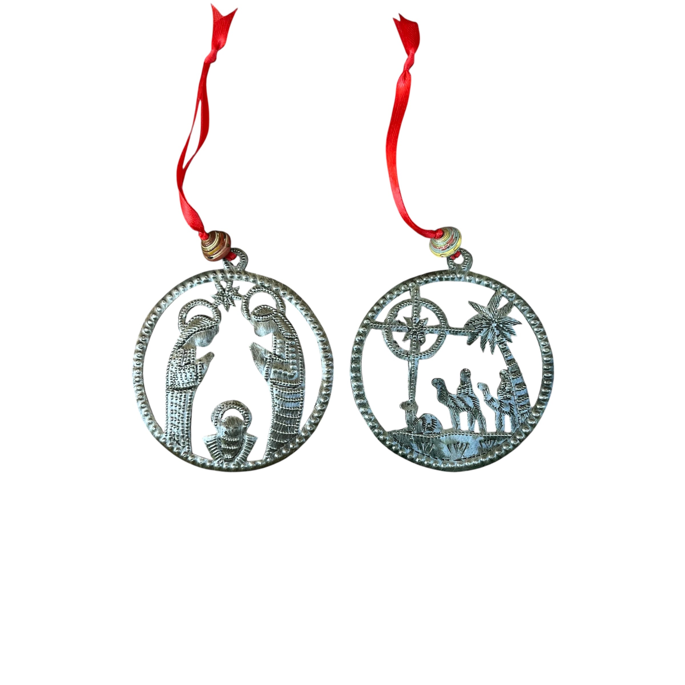 Roodlet- Set Of 2 Nativity Ornaments