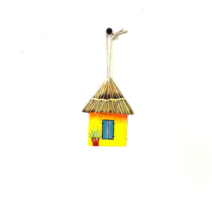 Fevrier Haitian Hut Ornament