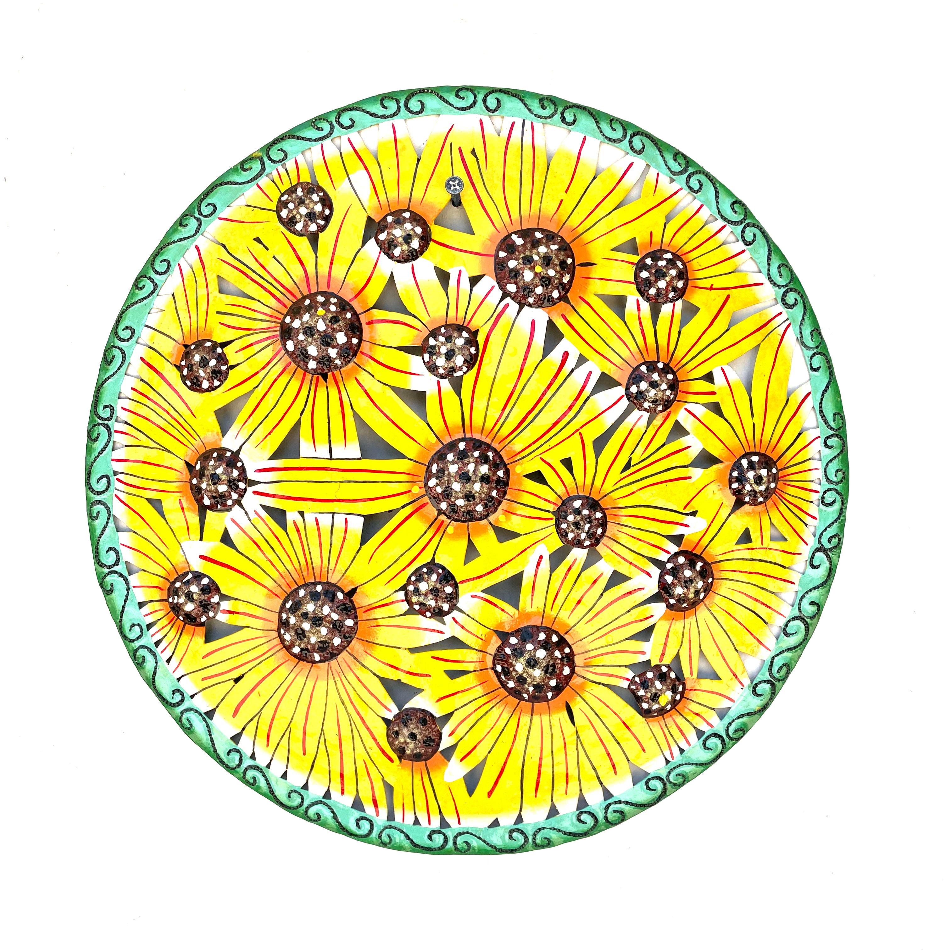 Round Yellow Flower