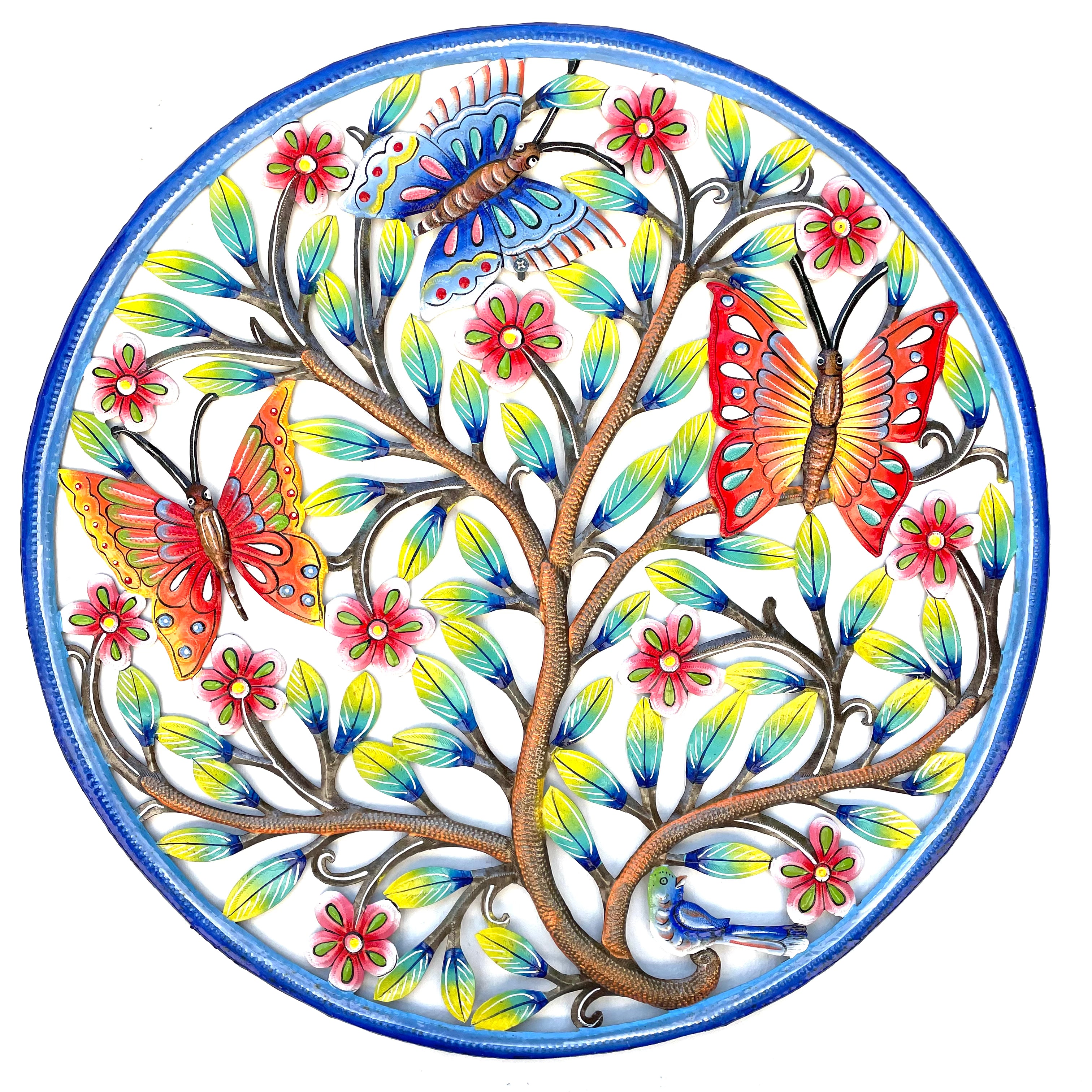 Jumbo Colorful Round Tree Butterfly