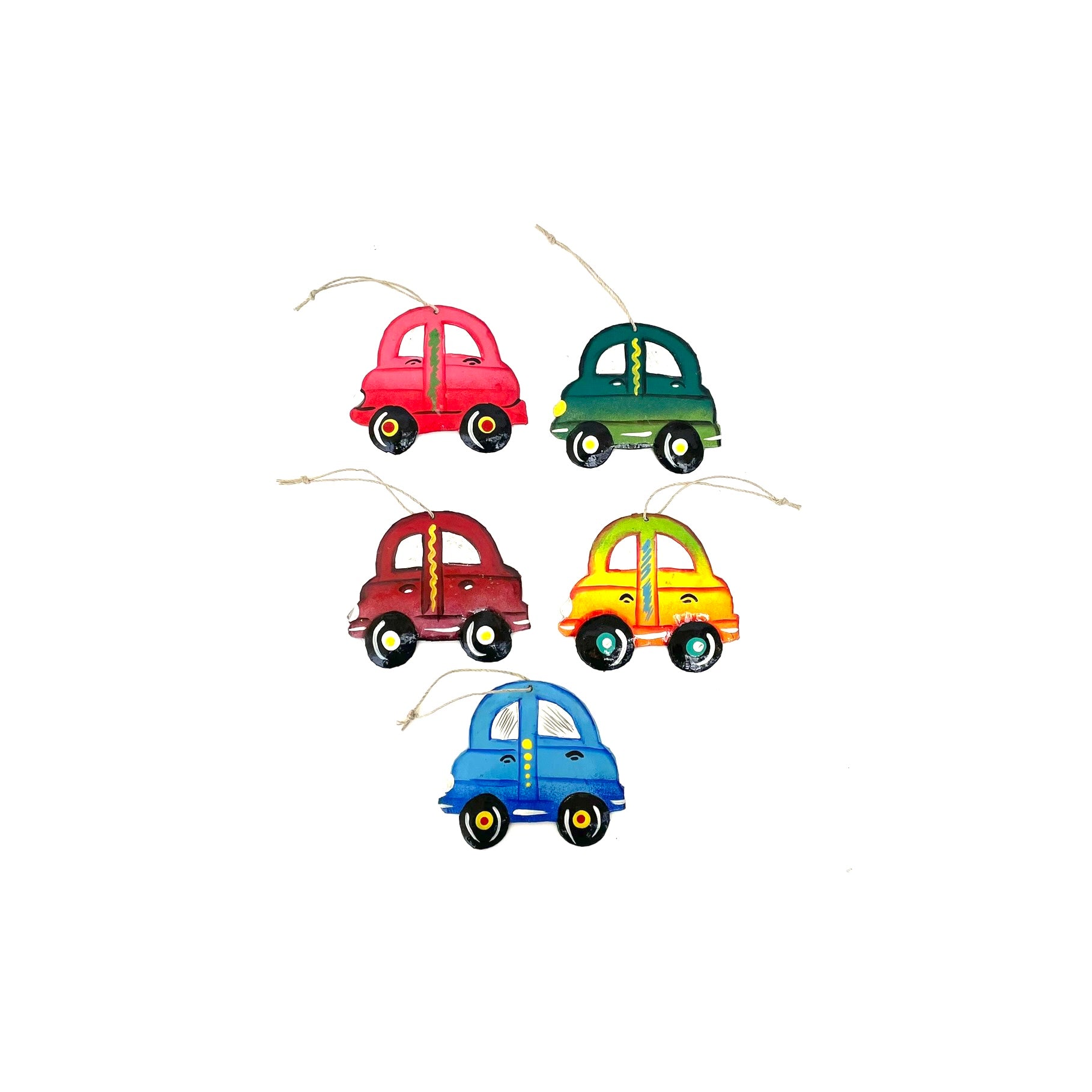 Volkswagen Car Ornament (Set of 5)