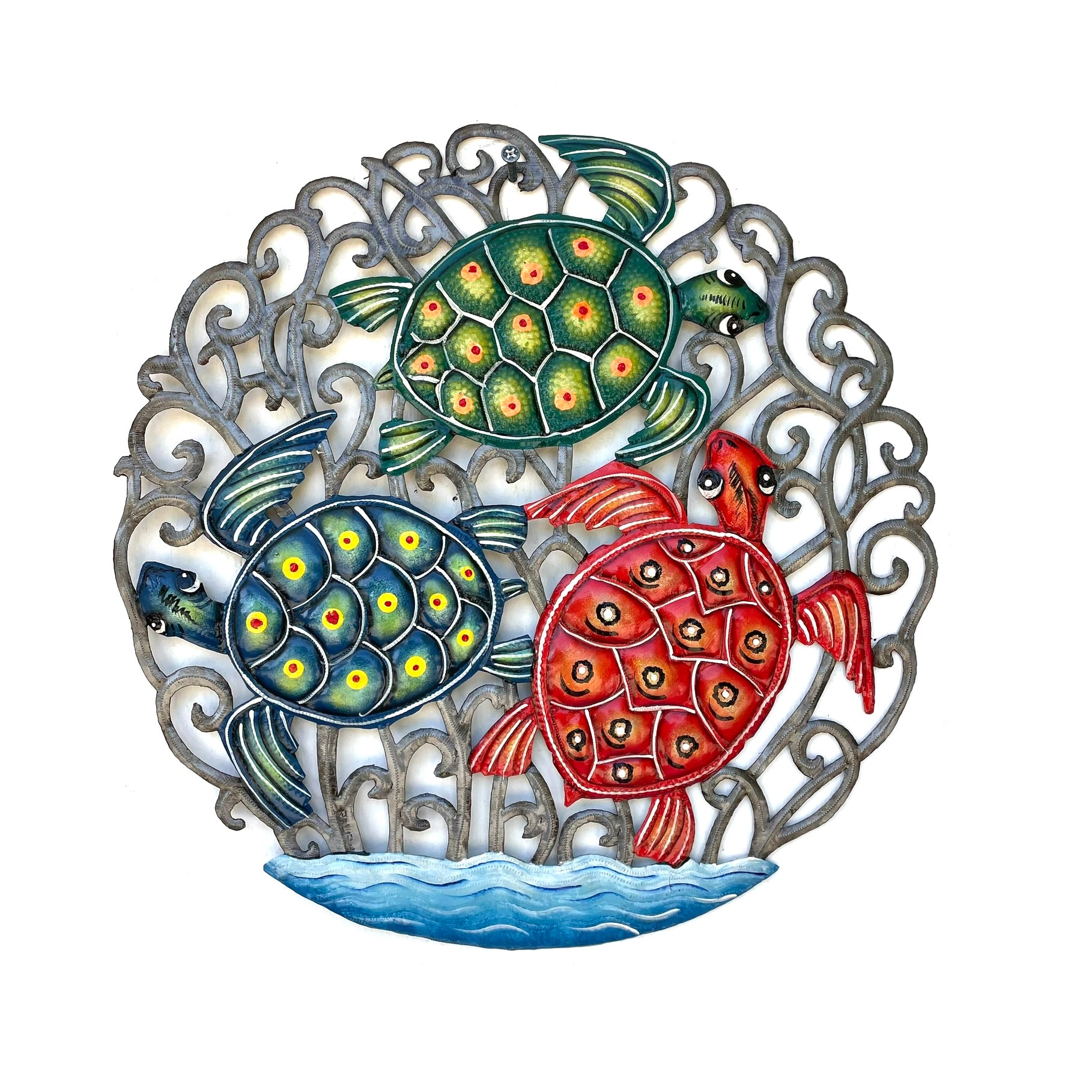 Sea Turtles Metal Art