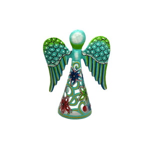 Jordany Metal Art Standing Angel - Green