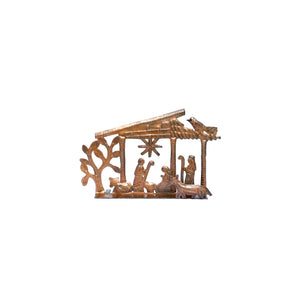 Bronzed Standing Nativity