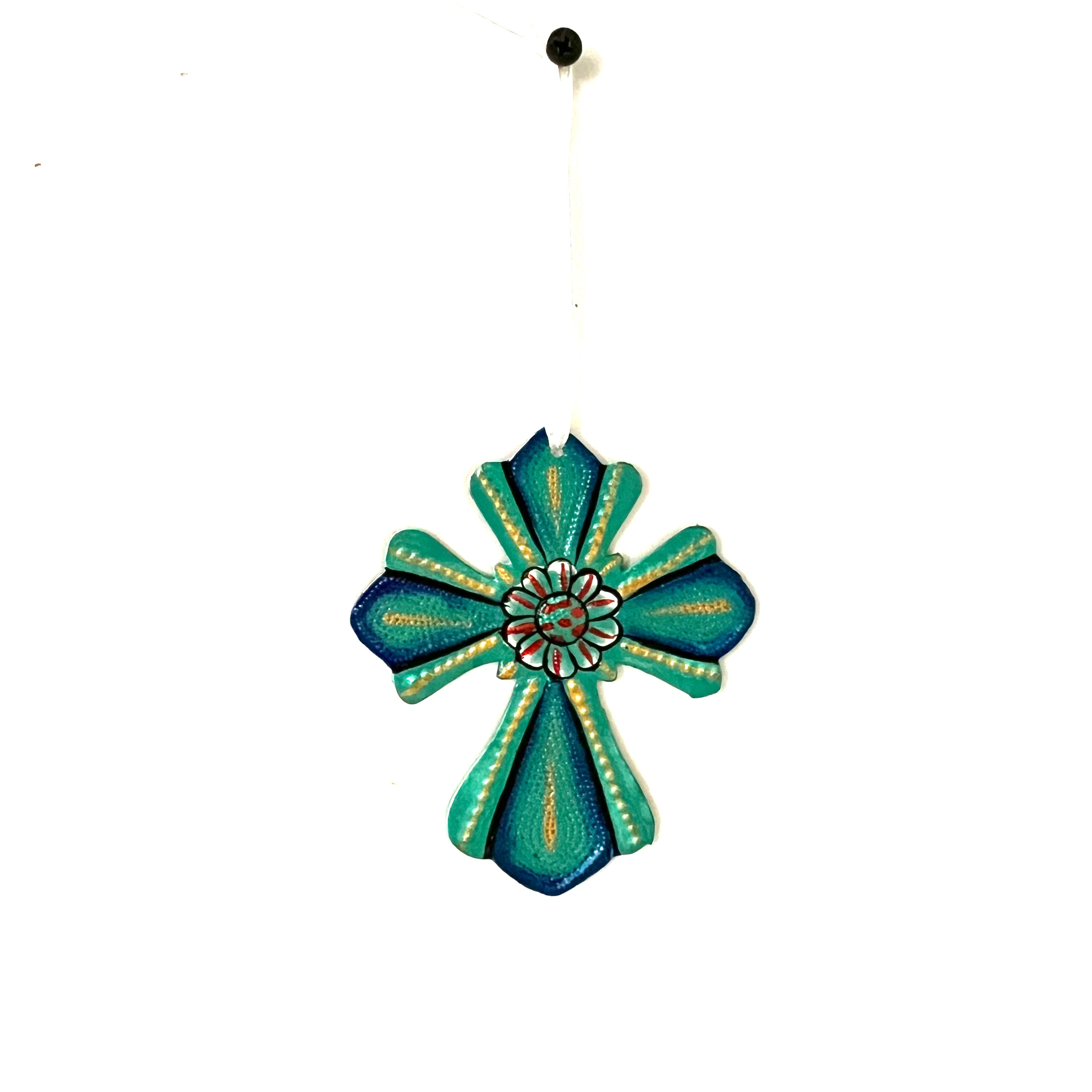 Painted Cross Ornament
