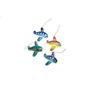 Airplane Ornament (Set of 4)