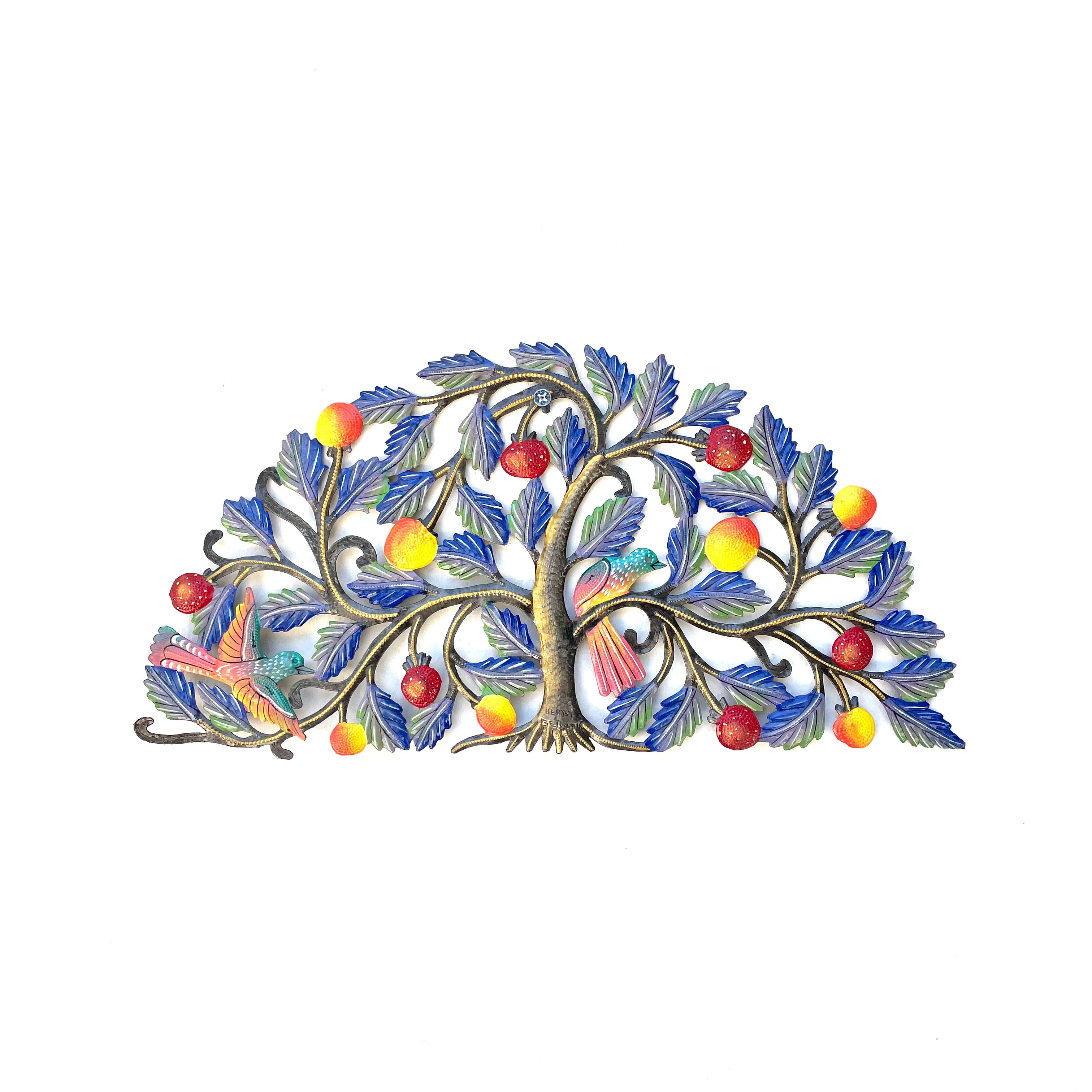 Herby - Half Round Birds and Fruit