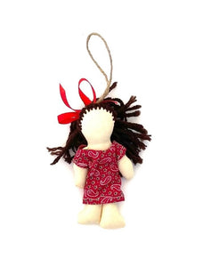 Assorted Doll Ornaments (set of 6)