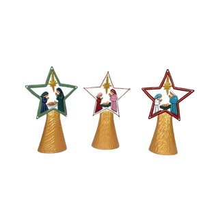 Set Of 3 Christmas Tree Toppers