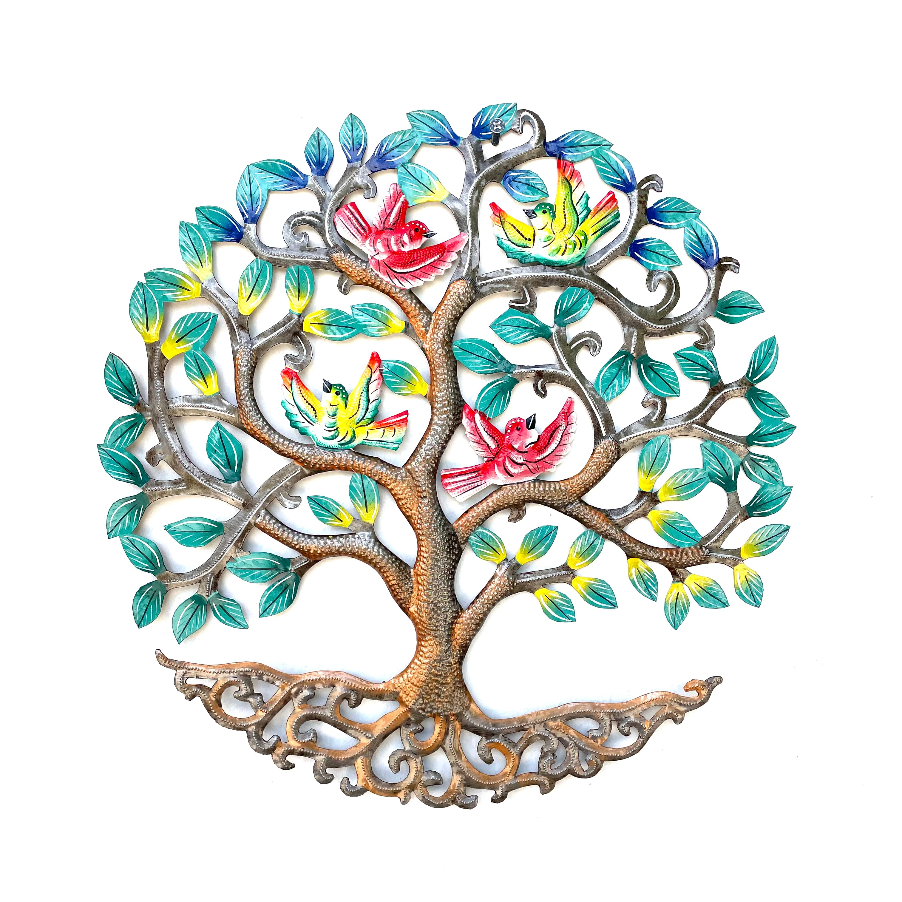 Lucson- Turquoise Birds in Tree