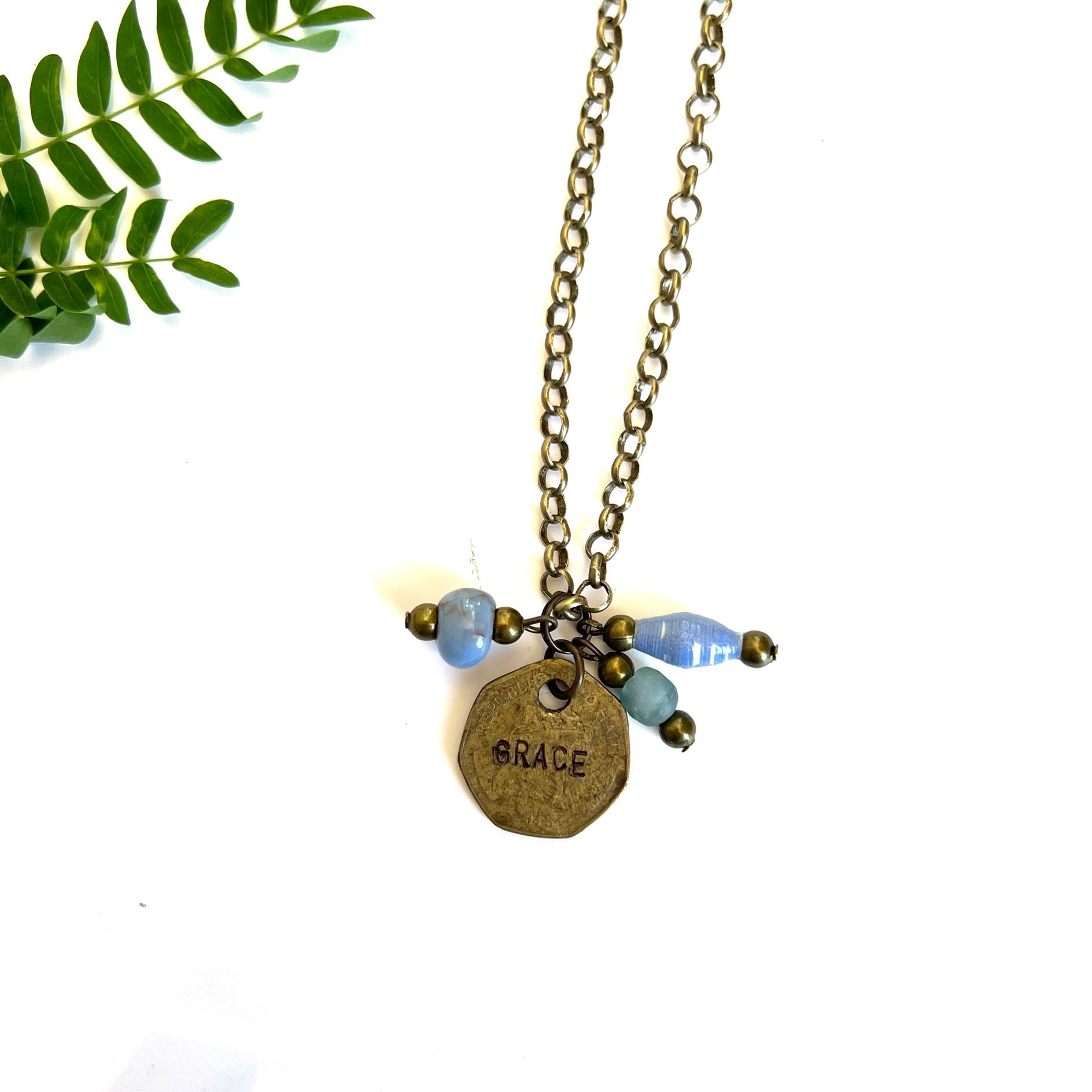 Be the Change Cord Necklace – Papillon Marketplace Online