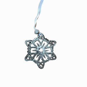 Steel Drum Simple Snowflake Ornament