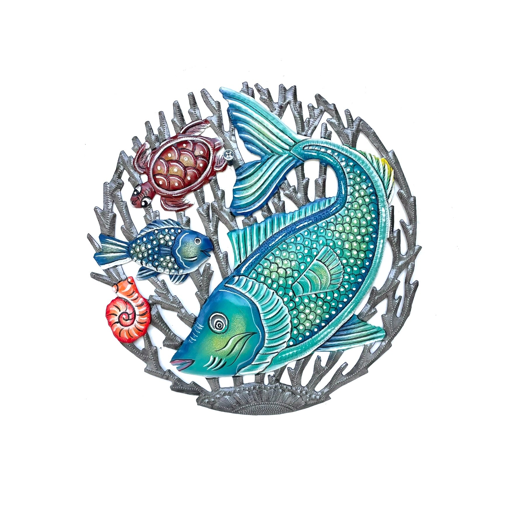 Swimming Fish And Turtle