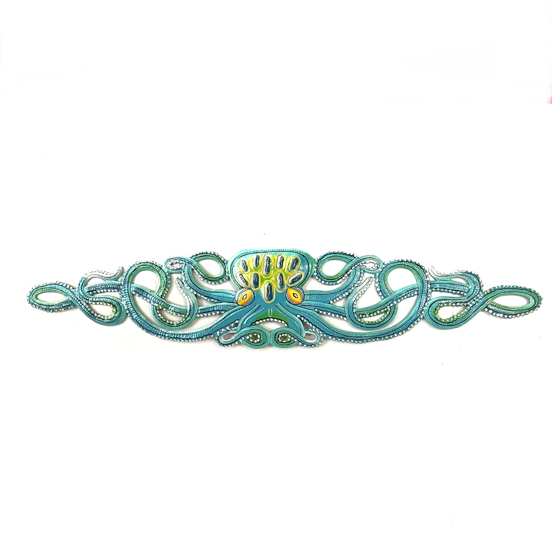 Octopus Door Topper Wall Art- Turquoise