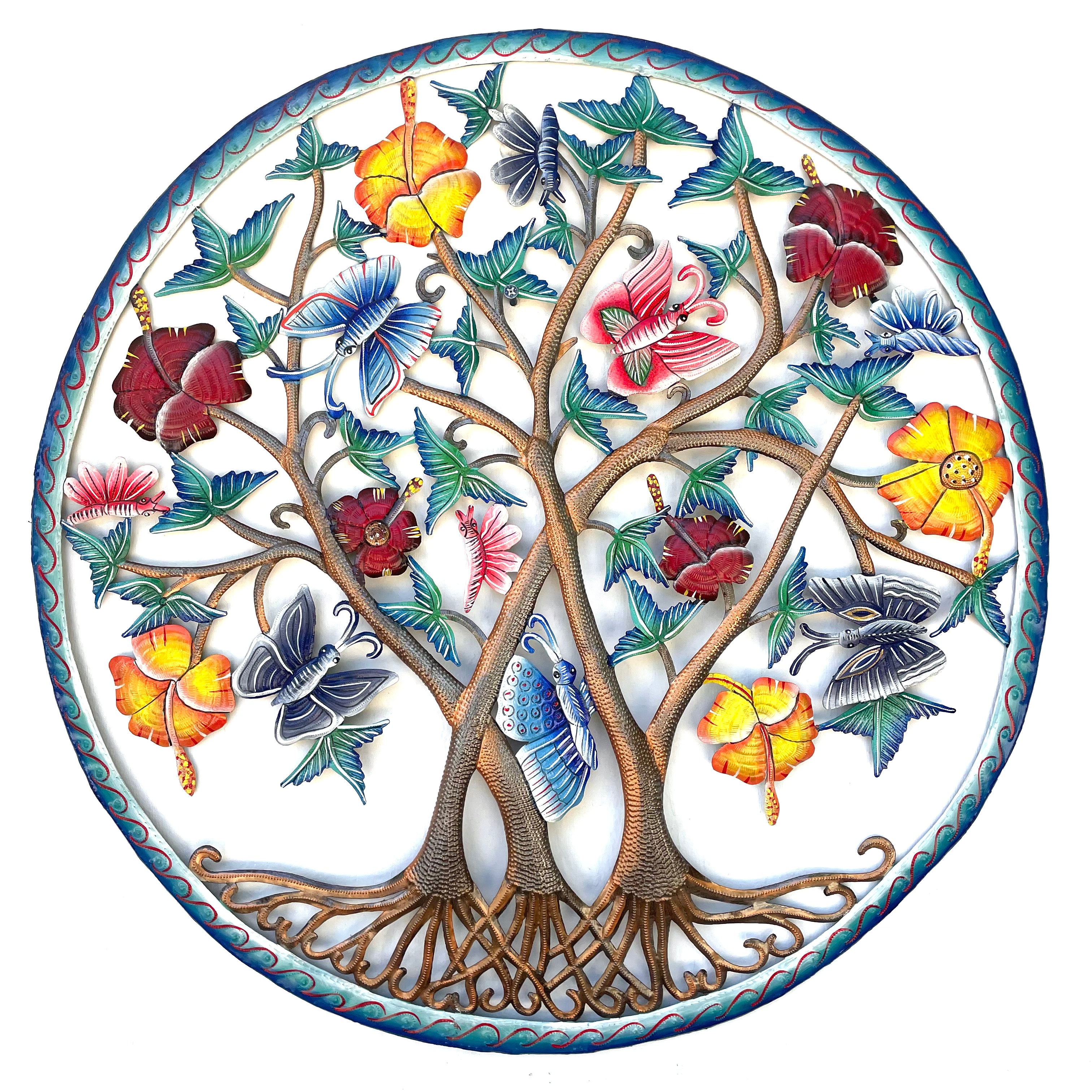 Jumbo and Hibiscus and  Butterflies