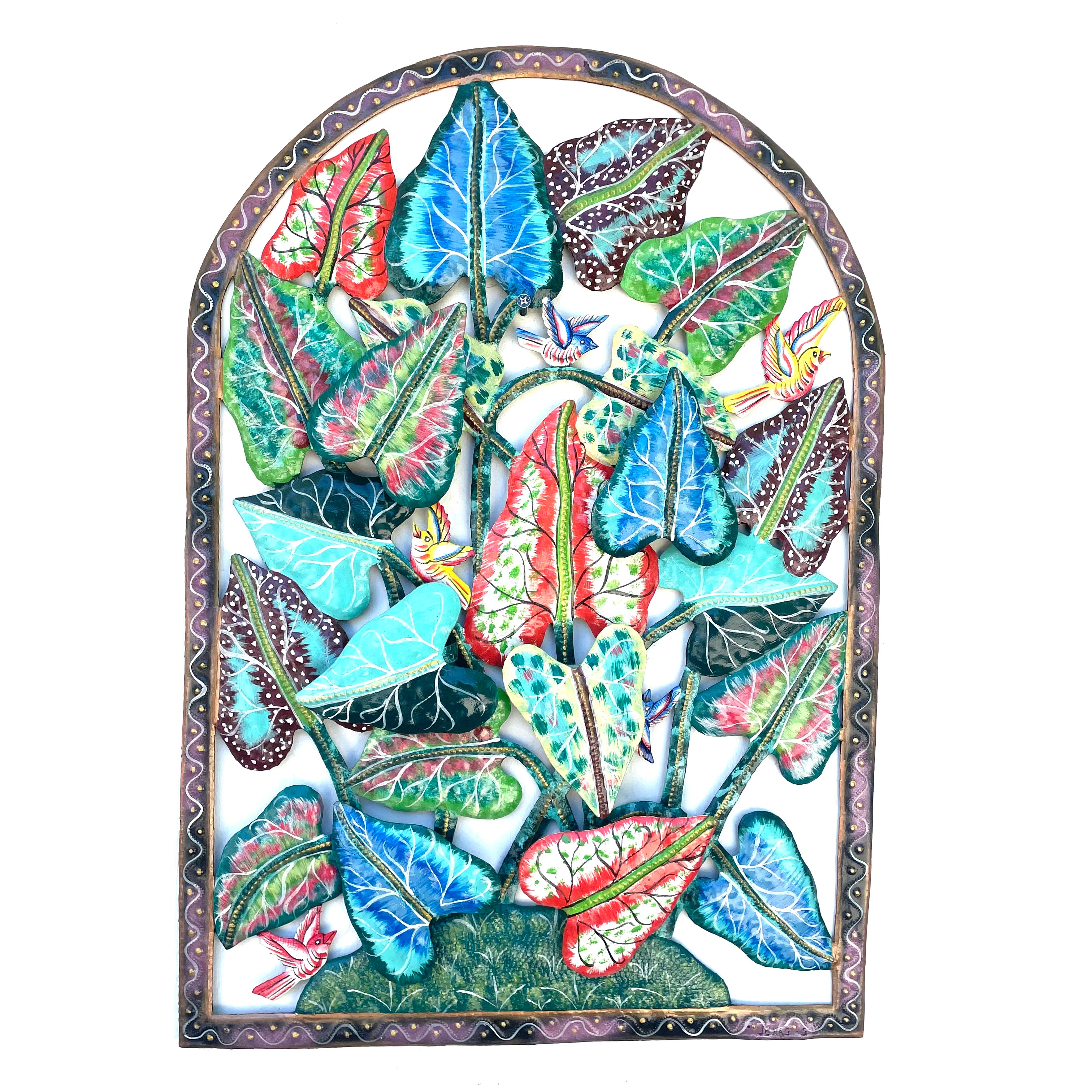 Jumbo 3-D Colorful Leaves