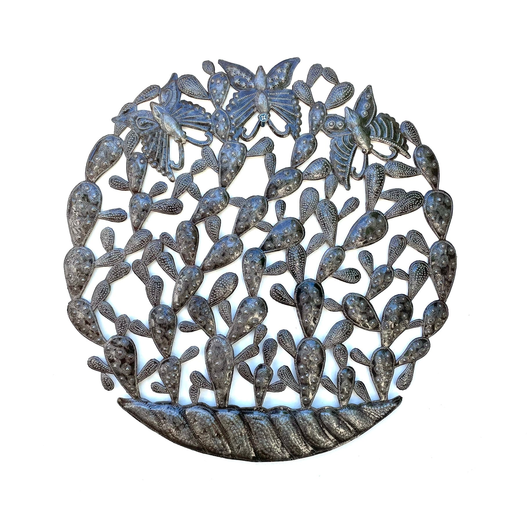 Whimsical Cactus Round