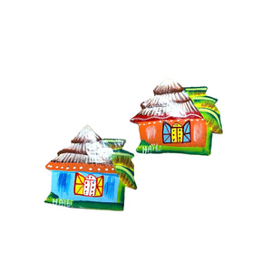 Caribbean House Magnet- Assorted Colors