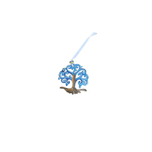 Small Blue Tree Ornament