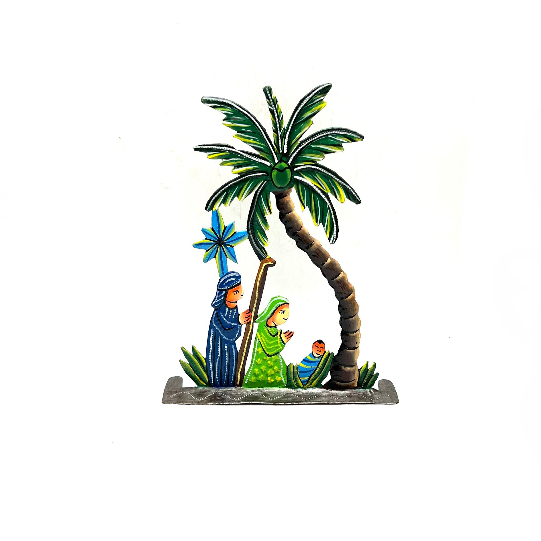 One Tree Nativity- Painted