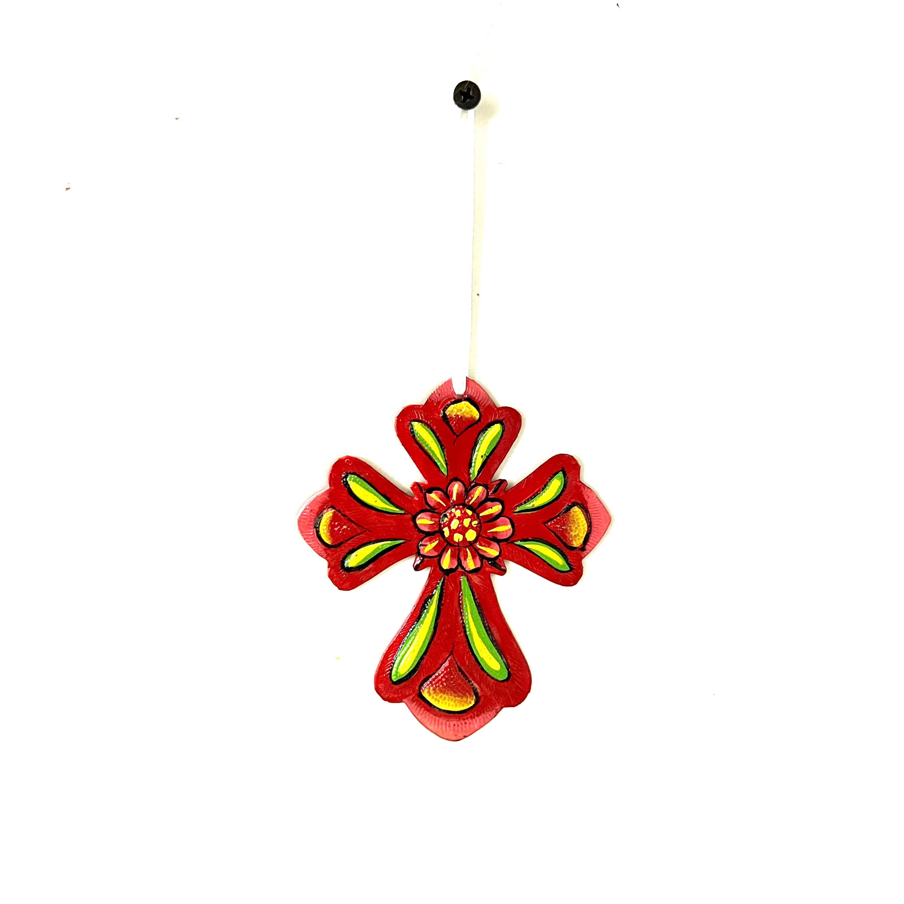 Painted Cross Ornament