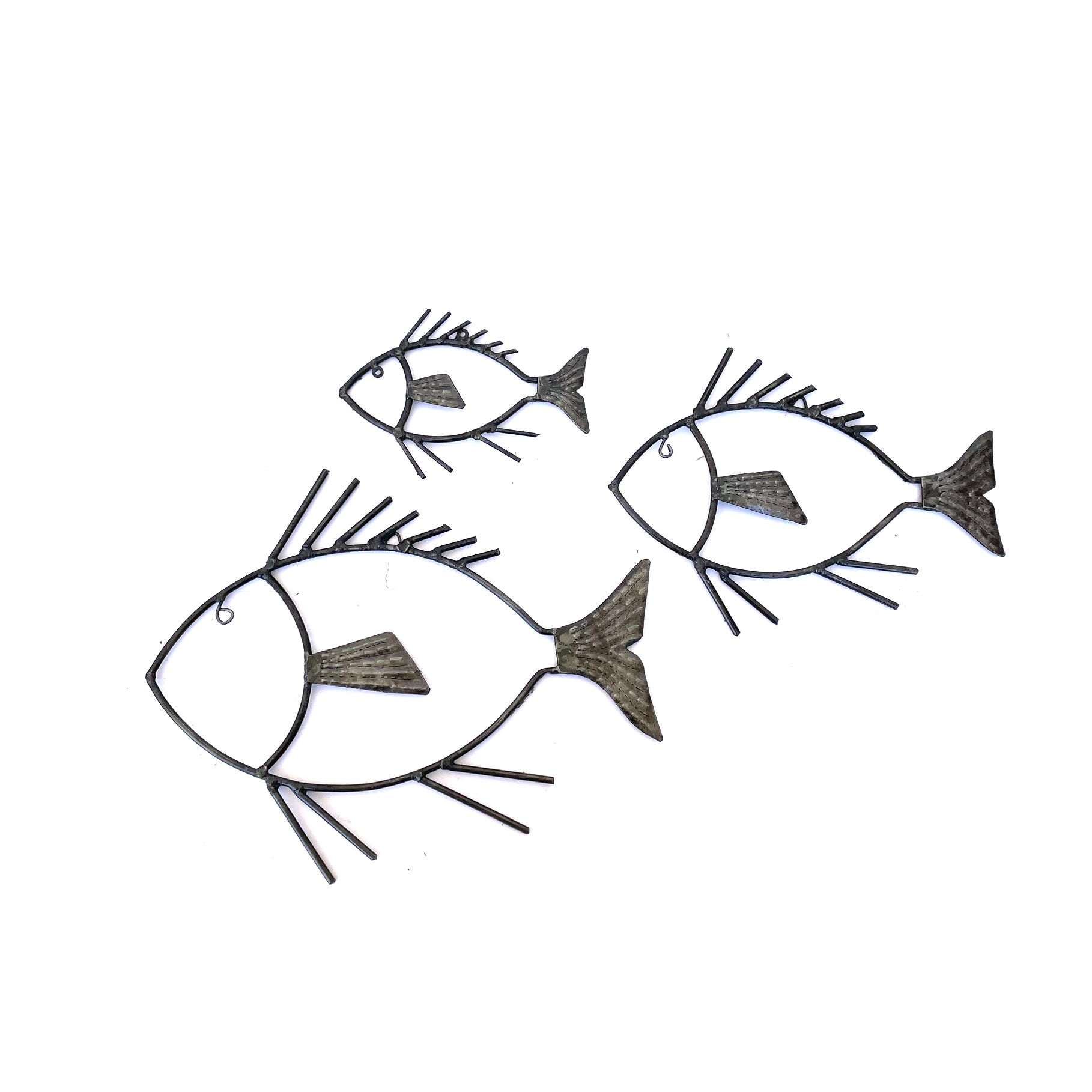 Set Of 3 Family Fish
