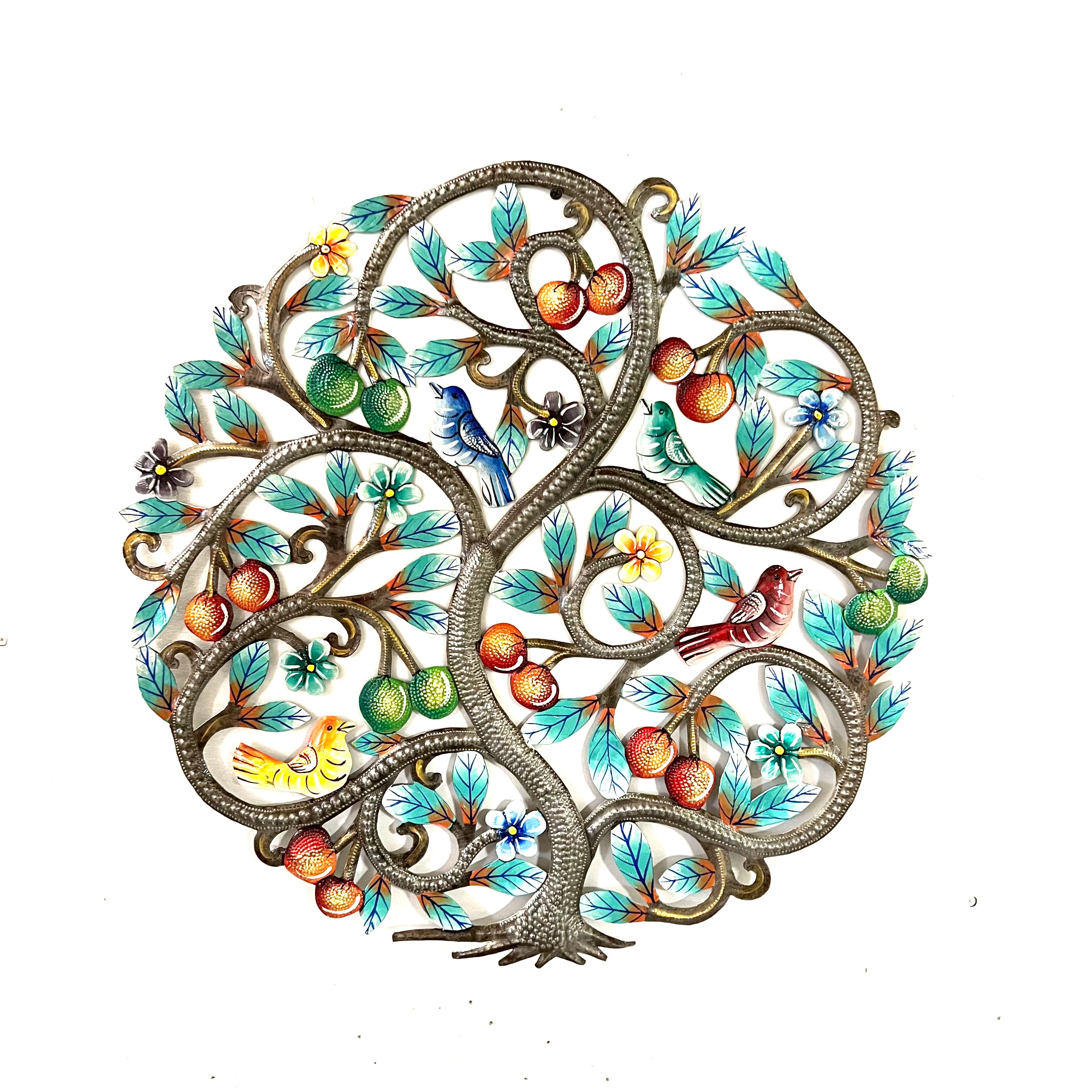 Turquoise Fruits and Birds