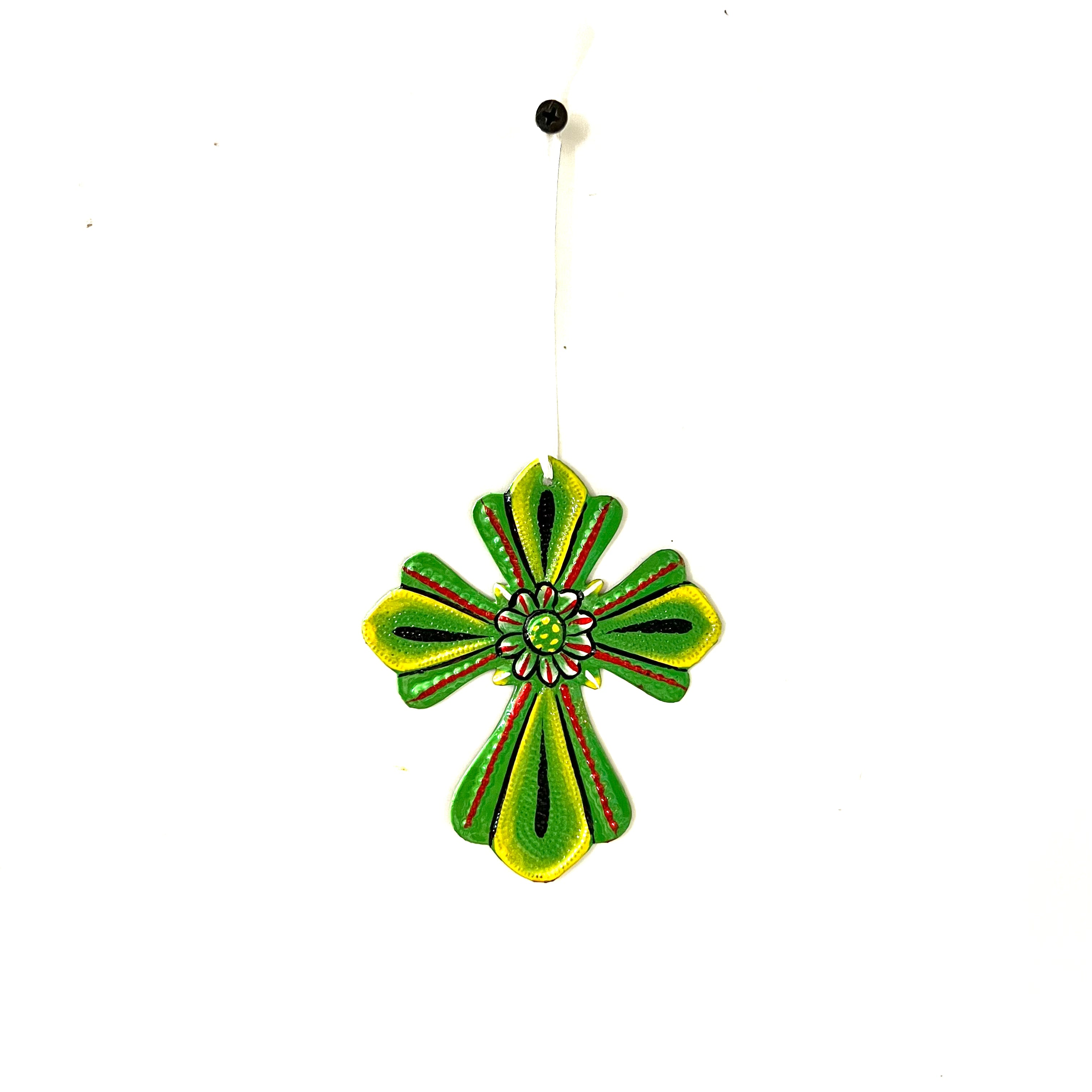 Painted Cross Ornament