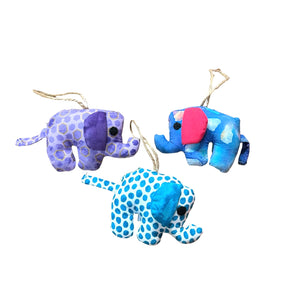 Mini Elephant Ornament (Set of 3)