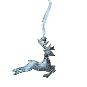 Leaping Reindeer Ornament