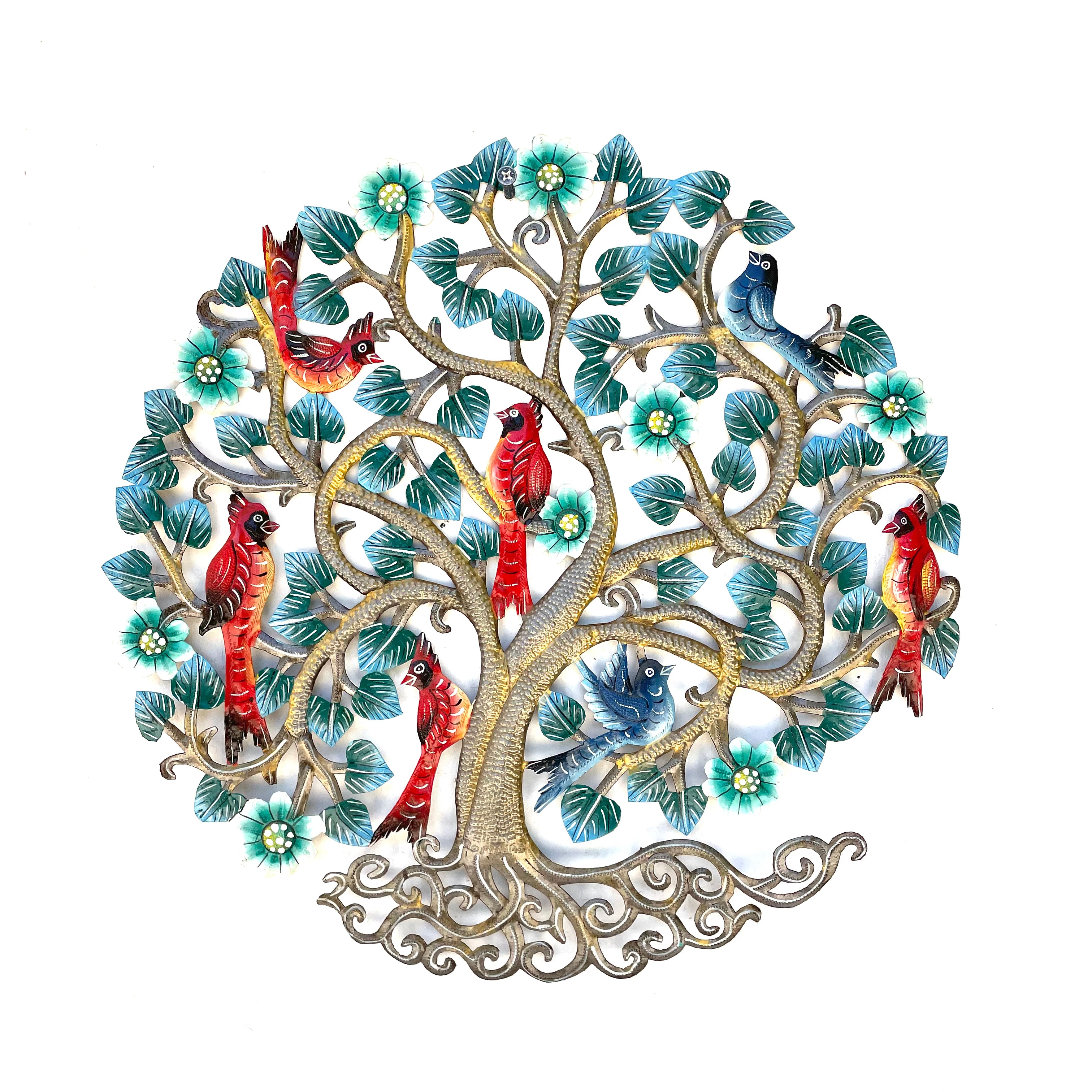 Whimsical Cardinal Tree