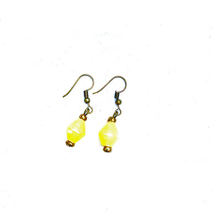 Paper Bead Earrings