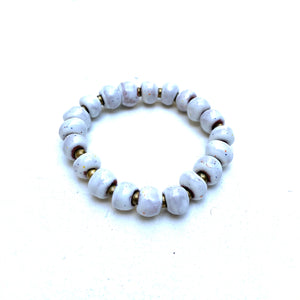 Simple Ceramic Bracelet- Vibrant