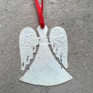 Steel Angel Ornament