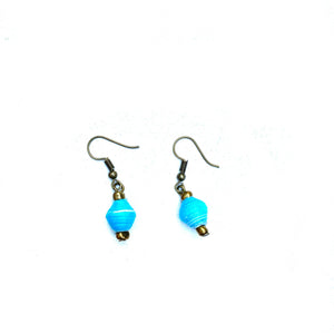 Paper Bead Earrings