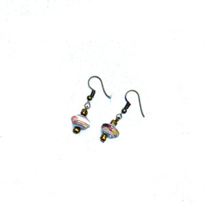 Paper Bead Earrings