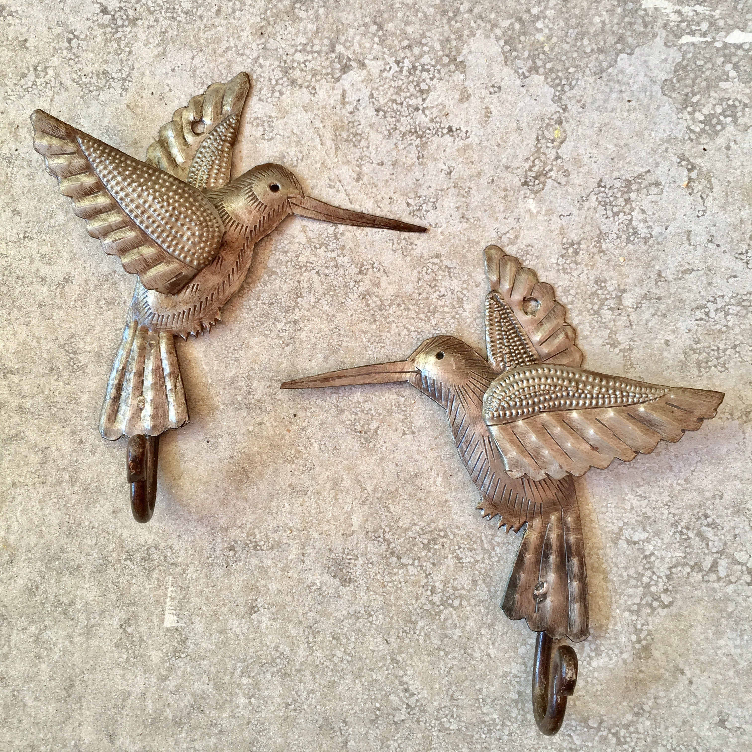 Set of 2 Hummingbird Hooks