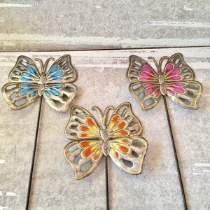 Set of 3 Butterfly Garden Stakes